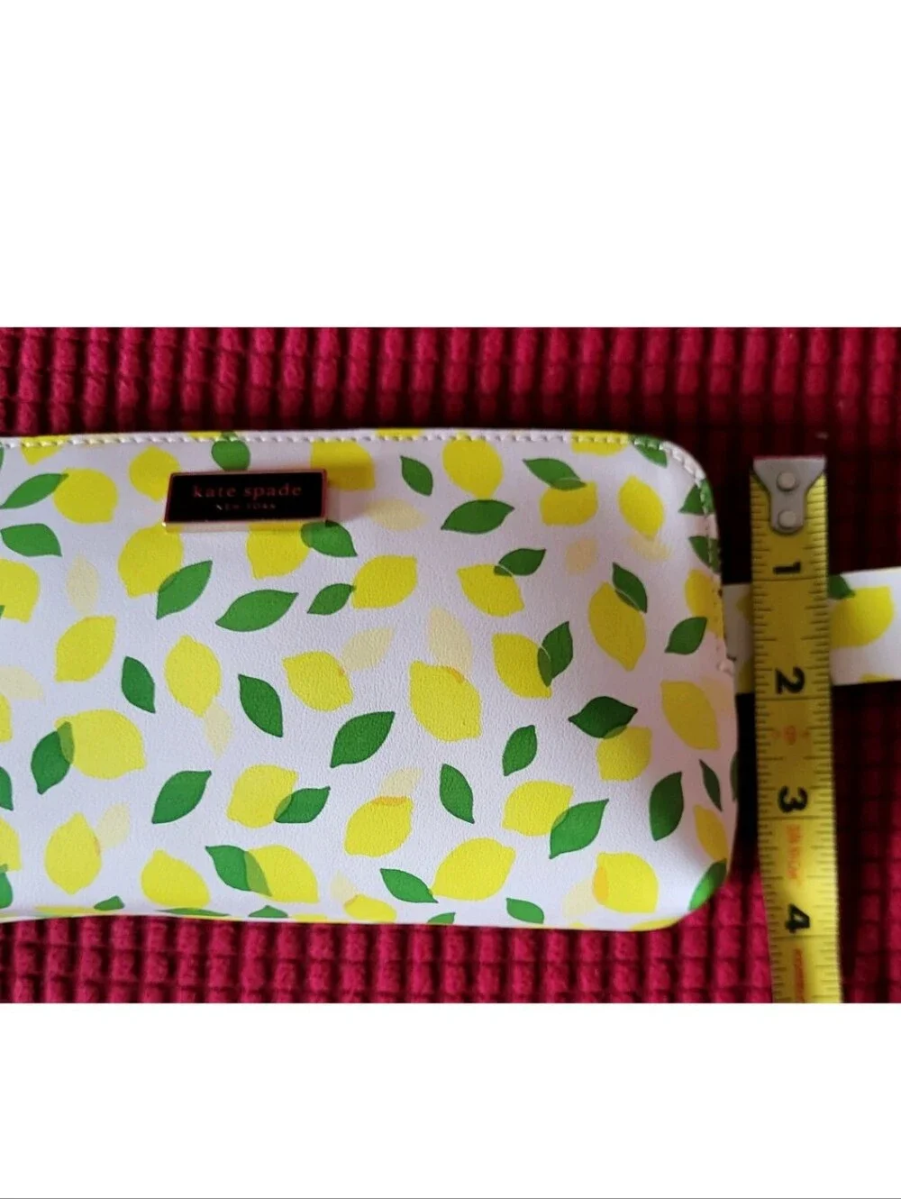 kate spade Lemon Print Belt Bag in White, Yellow & Green. Fanny Pack.